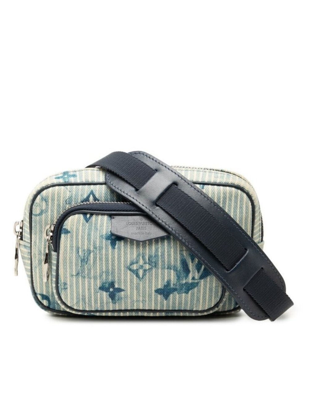 Louis Vuitton Monogram Water Color Outdoor Pochette Crossbody Shoulder Bag Blue